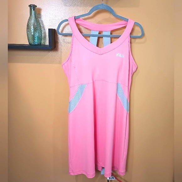 Fila Sport Dresses & Skirts - Fila Sport Pink and Gray Sports Athletic Dress size XL NWOT